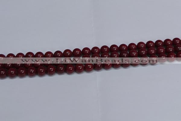 CMJ31 15.5 inches 8mm round Mashan jade beads wholesale