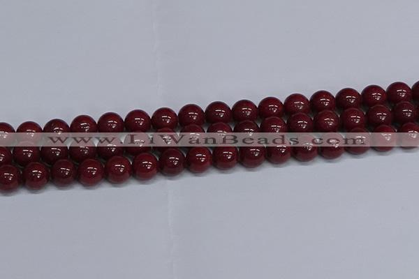 CMJ33 15.5 inches 12mm round Mashan jade beads wholesale