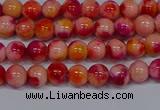 CMJ400 15.5 inches 4mm round rainbow jade beads wholesale