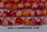 CMJ401 15.5 inches 6mm round rainbow jade beads wholesale