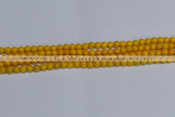 CMJ44 15.5 inches 6mm round Mashan jade beads wholesale