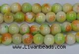 CMJ450 15.5 inches 6mm round rainbow jade beads wholesale