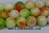 CMJ452 15.5 inches 10mm round rainbow jade beads wholesale