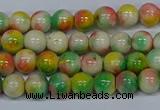 CMJ457 15.5 inches 6mm round rainbow jade beads wholesale