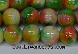 CMJ460 15.5 inches 12mm round rainbow jade beads wholesale