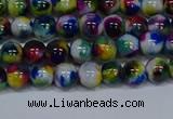 CMJ464 15.5 inches 6mm round rainbow jade beads wholesale