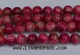 CMJ477 15.5 inches 4mm round rainbow jade beads wholesale