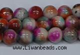 CMJ493 15.5 inches 8mm round rainbow jade beads wholesale