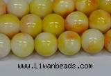 CMJ508 15.5 inches 10mm round rainbow jade beads wholesale