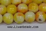 CMJ509 15.5 inches 12mm round rainbow jade beads wholesale