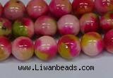 CMJ515 15.5 inches 10mm round rainbow jade beads wholesale