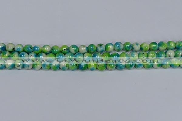 CMJ522 15.5 inches 10mm round rainbow jade beads wholesale