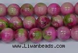 CMJ549 15.5 inches 8mm round rainbow jade beads wholesale