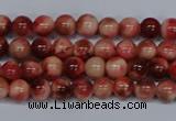 CMJ554 15.5 inches 4mm round rainbow jade beads wholesale