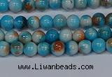 CMJ575 15.5 inches 4mm round rainbow jade beads wholesale