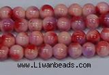 CMJ618 15.5 inches 6mm round rainbow jade beads wholesale