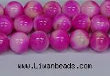 CMJ640 15.5 inches 8mm round rainbow jade beads wholesale