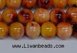 CMJ648 15.5 inches 10mm round rainbow jade beads wholesale