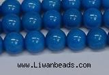 CMJ66 15.5 inches 8mm round Mashan jade beads wholesale