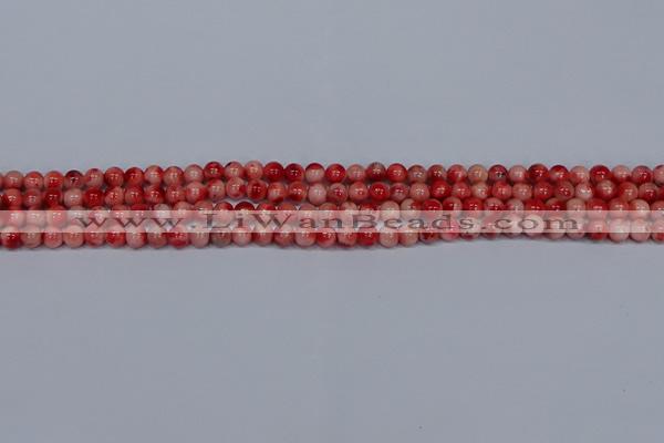 CMJ680 15.5 inches 4mm round rainbow jade beads wholesale