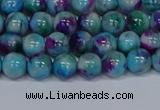 CMJ687 15.5 inches 4mm round rainbow jade beads wholesale