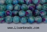 CMJ688 15.5 inches 6mm round rainbow jade beads wholesale