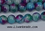 CMJ689 15.5 inches 8mm round rainbow jade beads wholesale