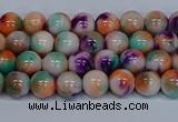 CMJ723 15.5 inches 6mm round rainbow jade beads wholesale