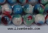 CMJ733 15.5 inches 12mm round rainbow jade beads wholesale