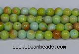 CMJ736 15.5 inches 4mm round rainbow jade beads wholesale