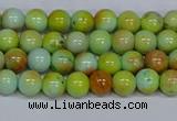 CMJ737 15.5 inches 6mm round rainbow jade beads wholesale