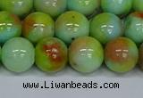 CMJ740 15.5 inches 12mm round rainbow jade beads wholesale