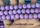 CMJ819 15.5 inches 12mm round matte Mashan jade beads wholesale