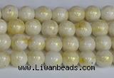 CMJ900 15.5 inches 4mm round Mashan jade beads wholesale