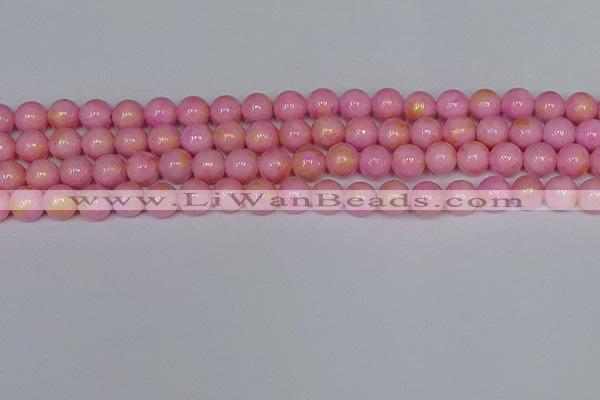 CMJ916 15.5 inches 6mm round Mashan jade beads wholesale