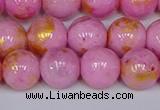 CMJ917 15.5 inches 8mm round Mashan jade beads wholesale