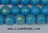 CMJ951 15.5 inches 6mm round Mashan jade beads wholesale