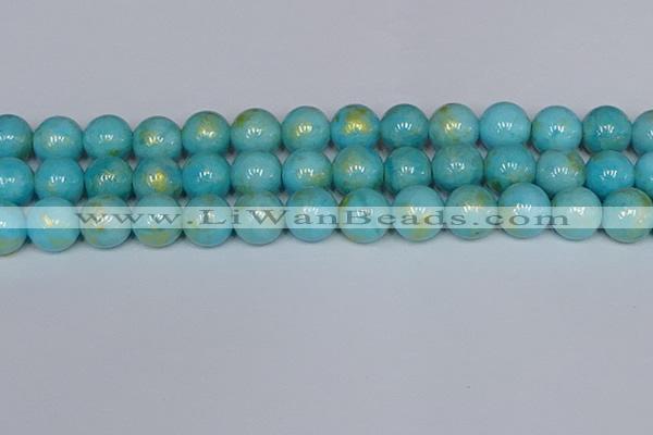 CMJ968 15.5 inches 10mm round Mashan jade beads wholesale