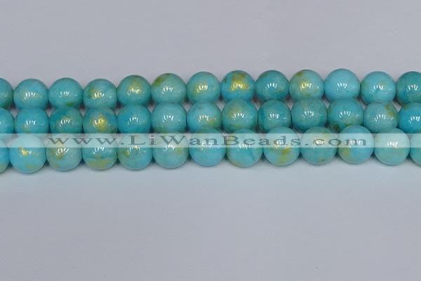 CMJ969 15.5 inches 12mm round Mashan jade beads wholesale