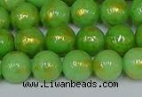 CMJ976 15.5 inches 6mm round Mashan jade beads wholesale