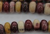 CMK118 15.5 inches 9*14mm rondelle mookaite beads wholesale