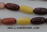 CMK125 15.5 inches 8*16mm drum mookaite beads wholesale