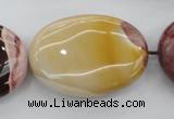 CMK144 15.5 inches 25*35mm oval mookaite beads wholesale