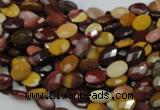 CMK22 15.5 inches 8*12mm faceted oval mookaite beads wholesale