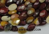 CMK24 15.5 inches 12*16mm faceted oval mookaite beads wholesale