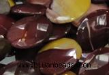 CMK28 15.5 inches 30*40mm faceted oval mookaite beads wholesale