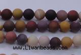 CMK291 15.5 inches 6mm round matte mookaite beads wholesale