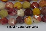 CMK324 15.5 inches 6mm faceted nuggets mookaite gemstone beads