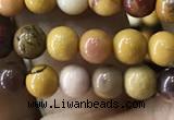 CMK330 15.5 inches 4mm round mookaite beads wholesale