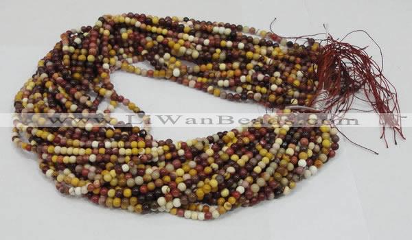 CMK57 15.5 inches 6mm round mookaite gemstone beads wholesale